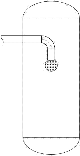 Mobile phase degassing processing device in simulated moving bed separation technology