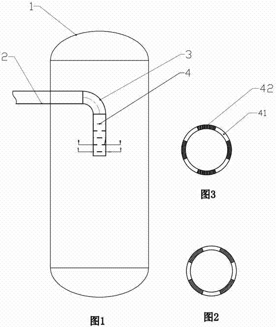 Mobile phase degassing processing device in simulated moving bed separation technology