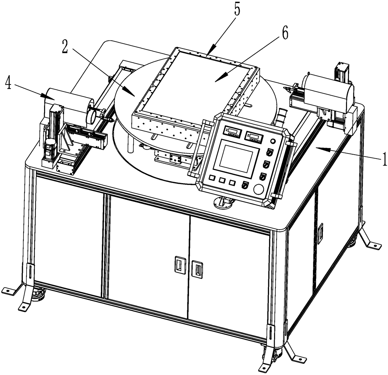 Automatic flexible assembling and calibration platform and method for meter-scale reflector