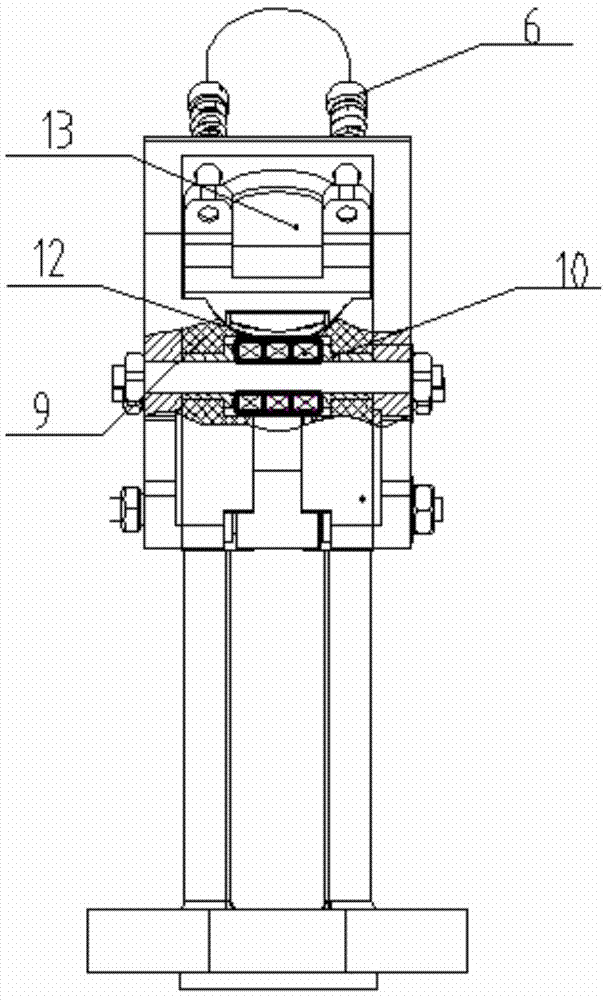 Guide rope tension measuring device