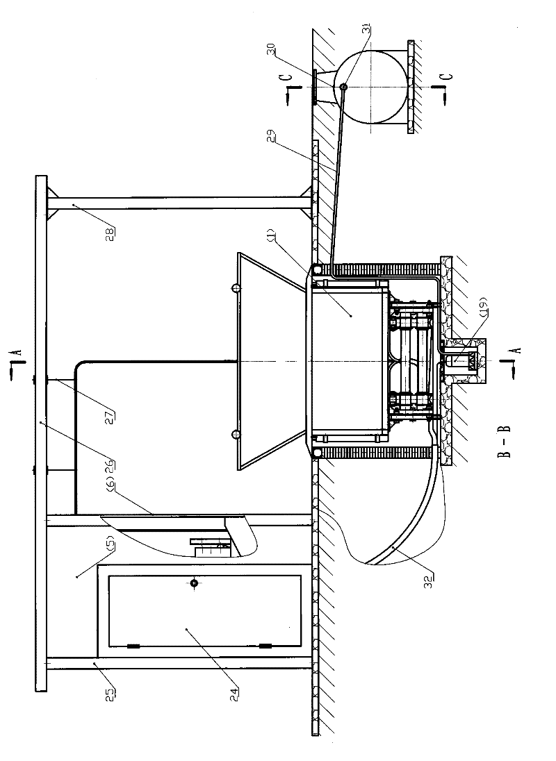 Energy-saving and environmentally-friendly complete equipment for garbage compaction transfer station