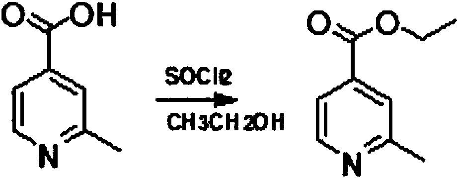 Method for reducing pyridine ring to piperidine in 2-methylpyridine-4-carboxylic acid