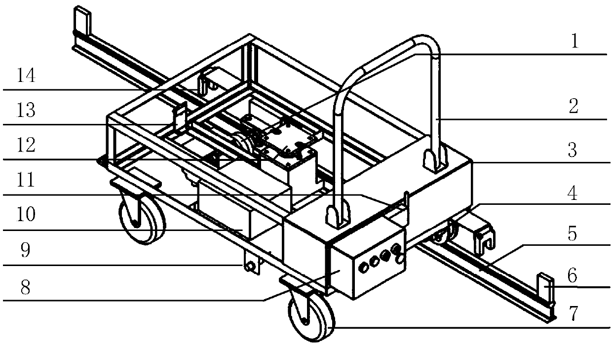 Automatic navigation multifunctional intelligent operating vehicle for sunlight greenhouse