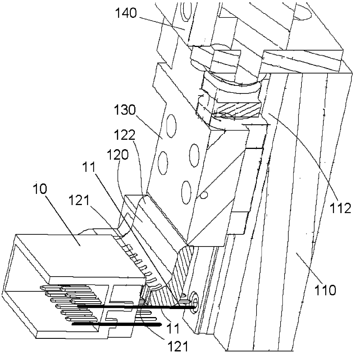 Terminal crimping devices and terminal crimping equipment