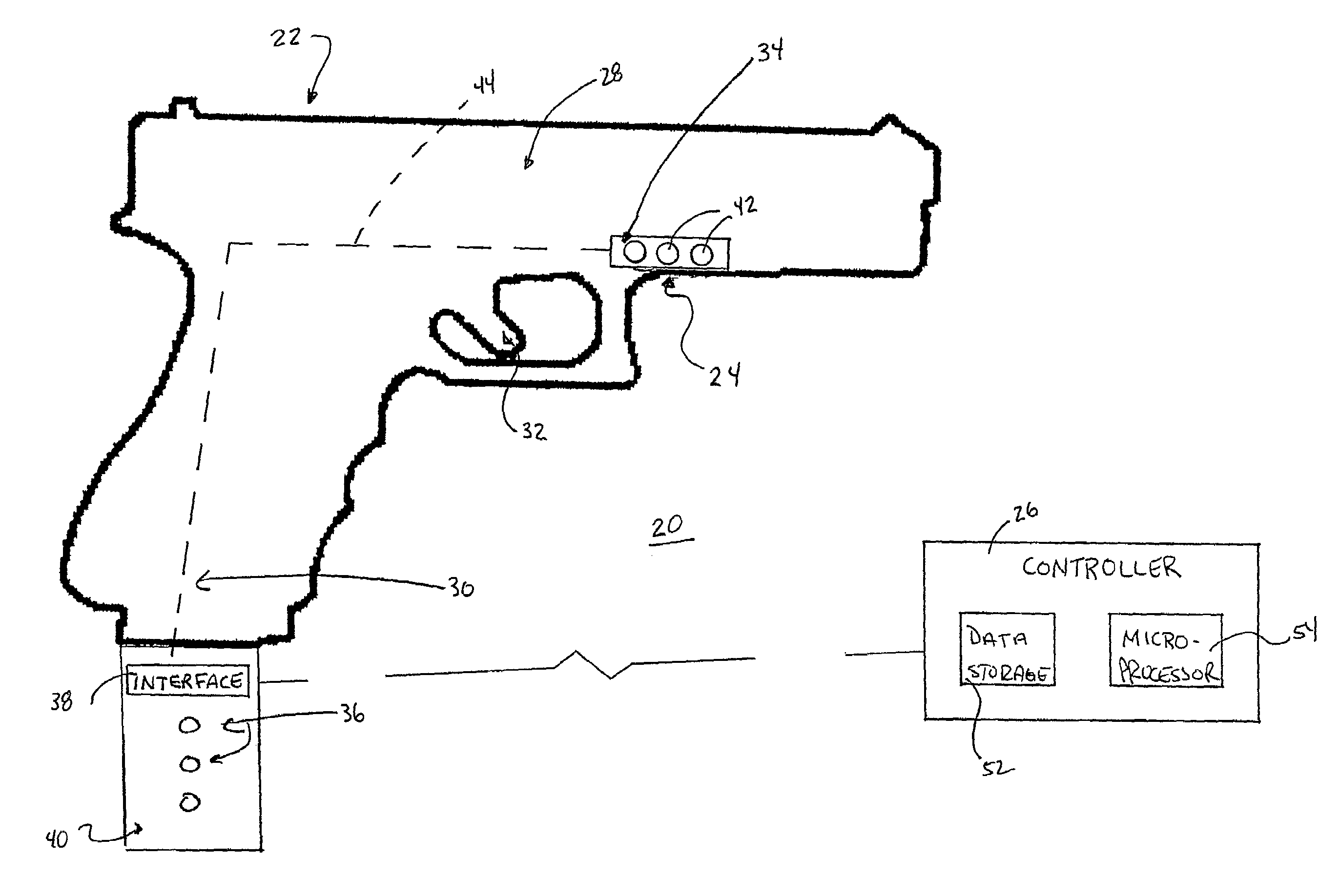 System and method for monitoring handling of a firearm or other trigger-based device