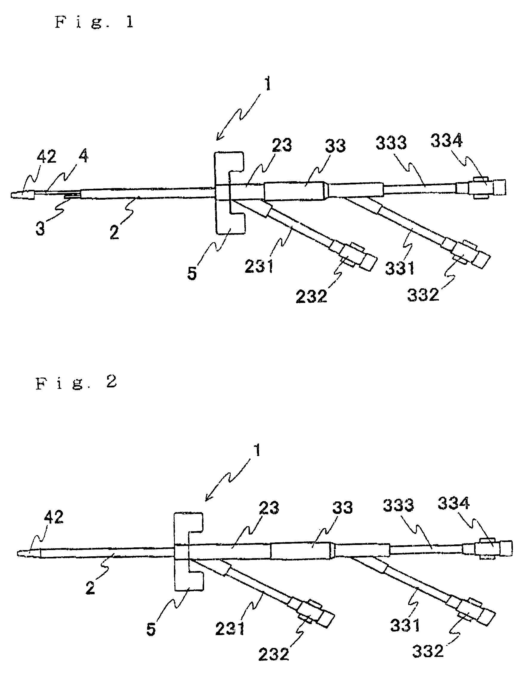 Multi lumen catheter