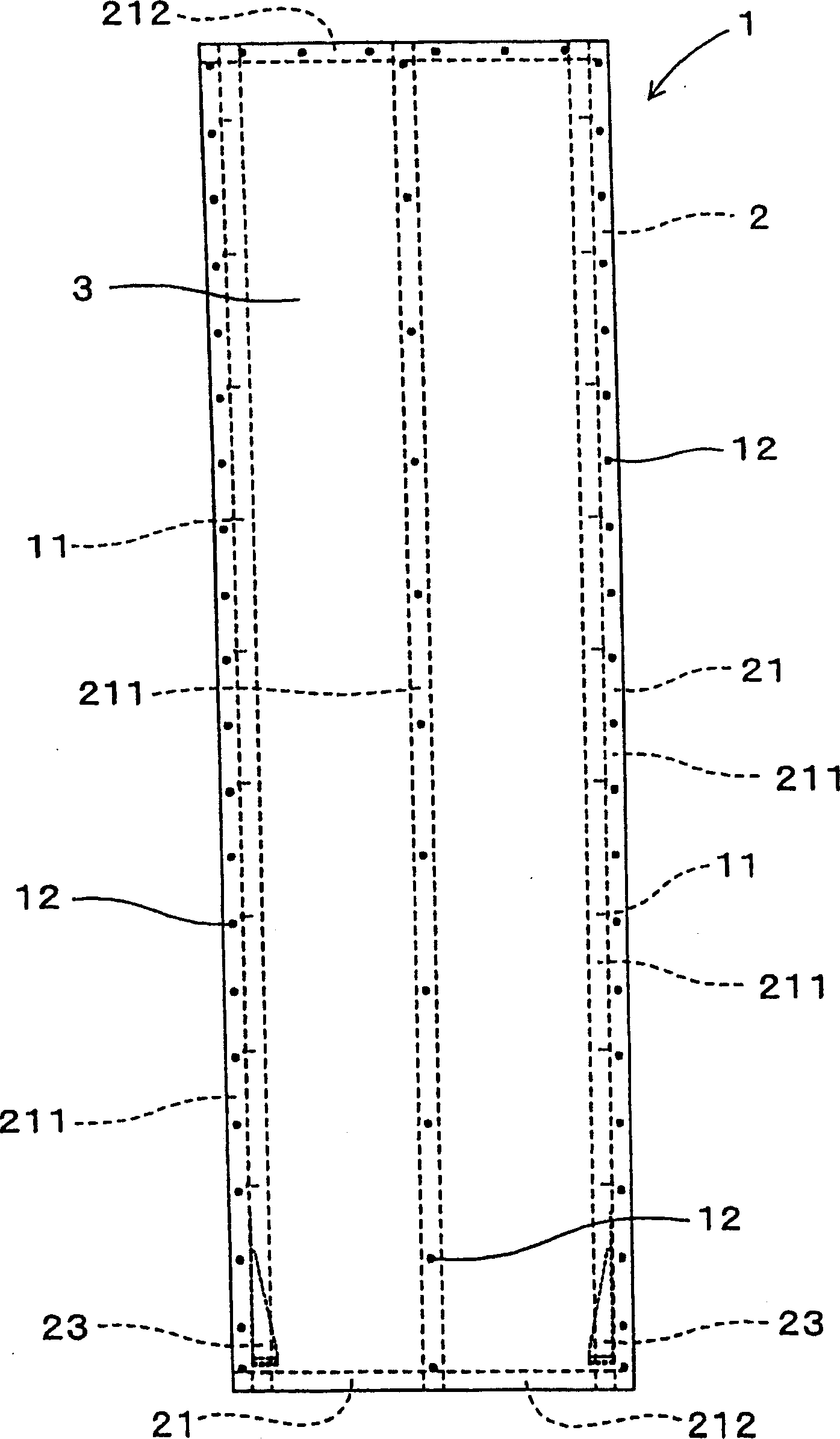 Load bearing wall, and steel house using the load bearing wall