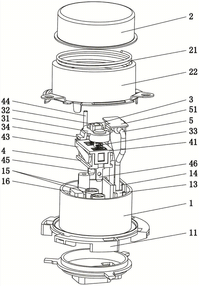 A vertical resistance sensor