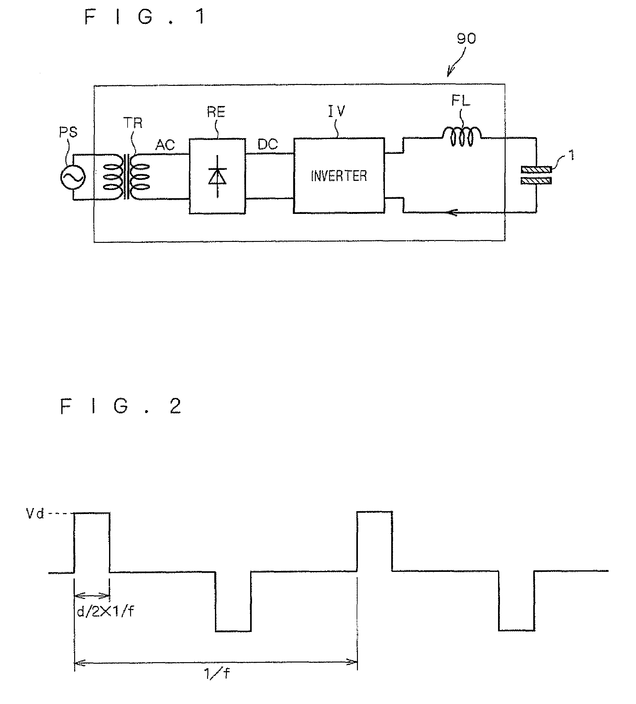 Plasma-generation power-supply device