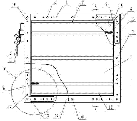 Stamping embedded hard sealing nuclear power air valve