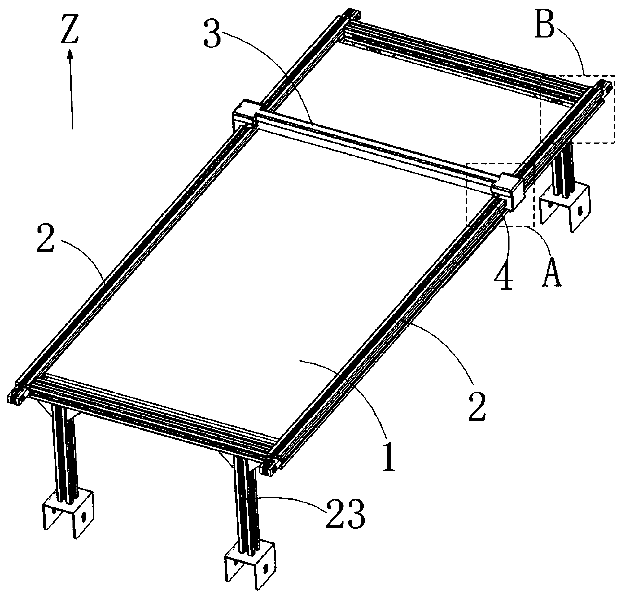 Photovoltaic panel self-cleaning device and photovoltaic panel cleaning robot