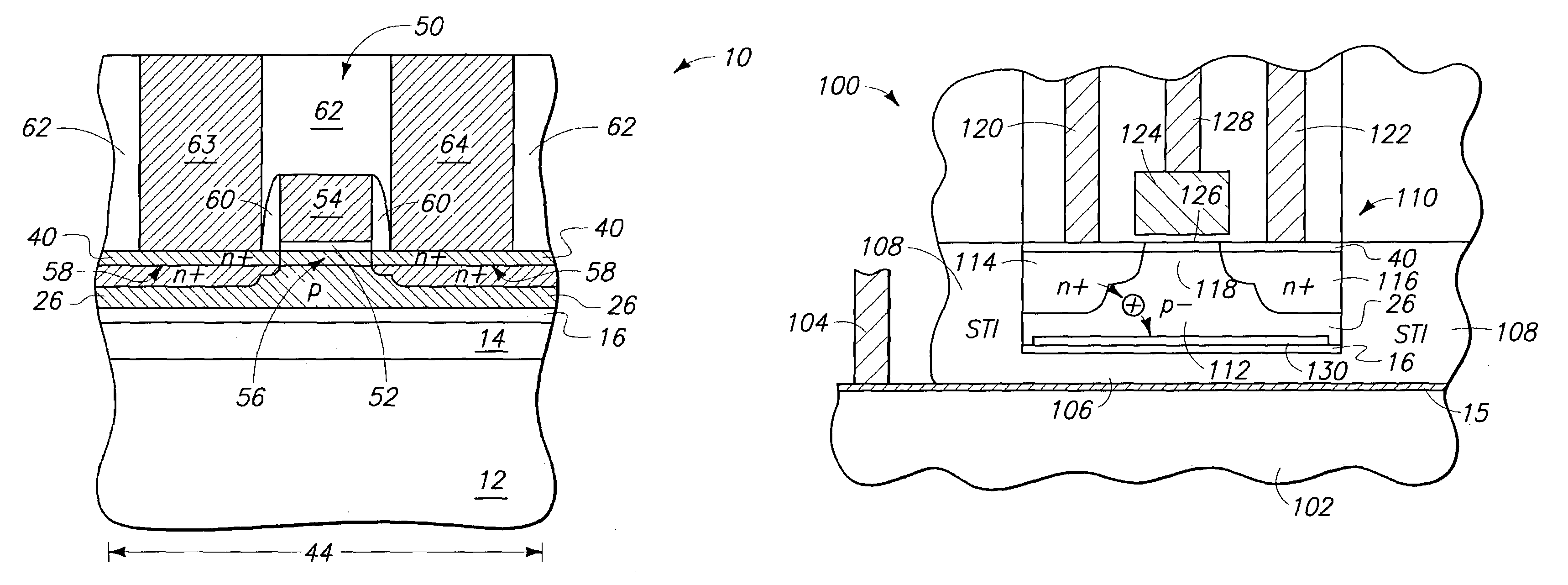 Transistor constructions and electronic devices