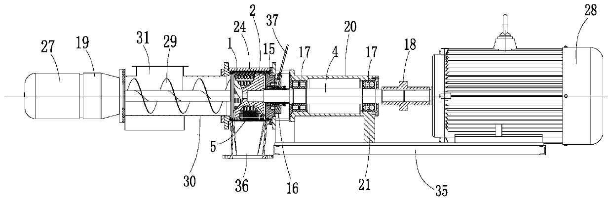 Coal pulp pulverizer