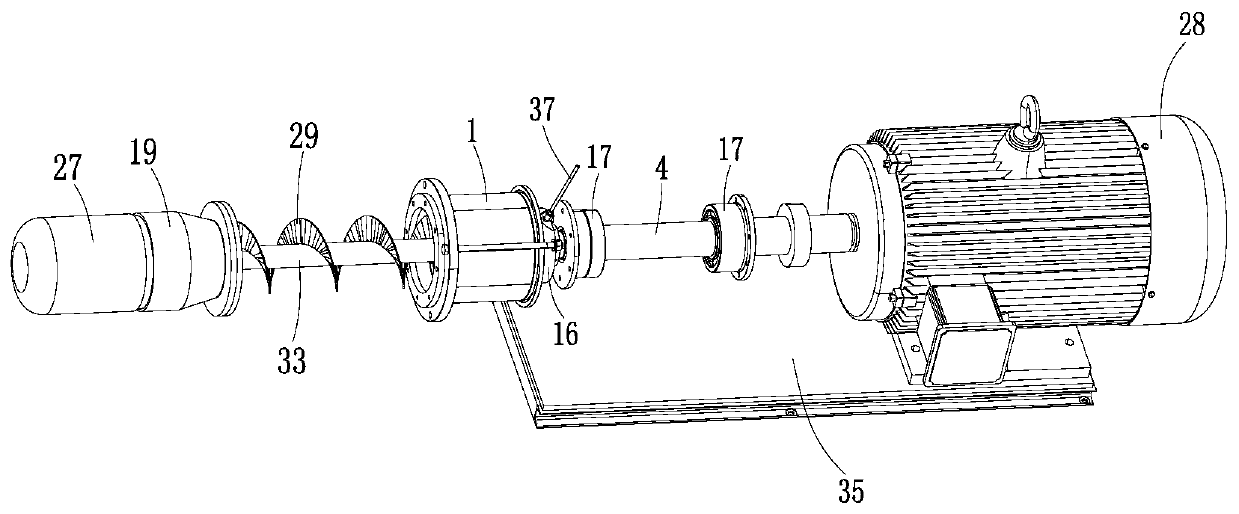 Coal pulp pulverizer