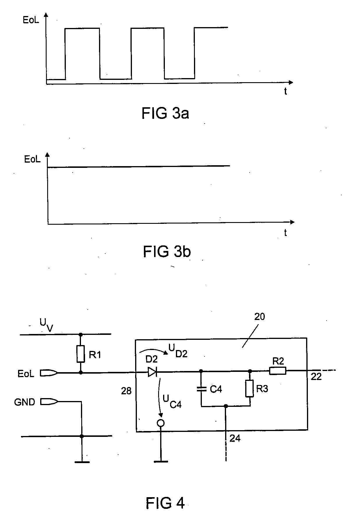 Electronic ballast for a lamp