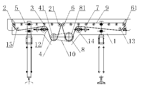 Belt subpackaging device