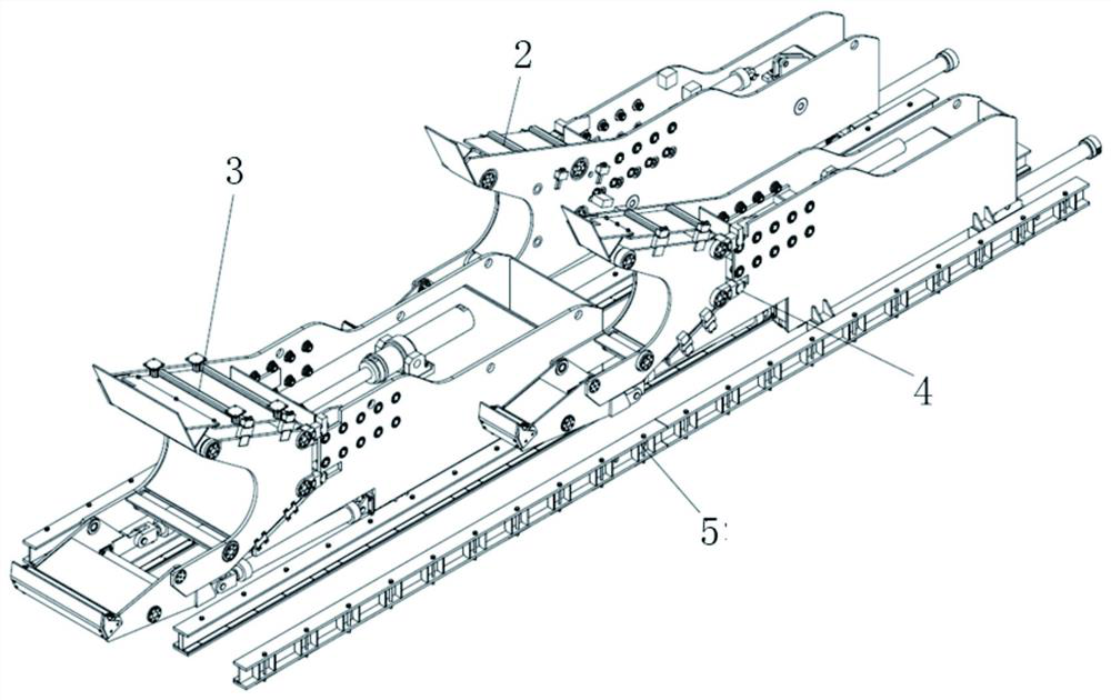 Three-vehicle-body belt winding assisting device