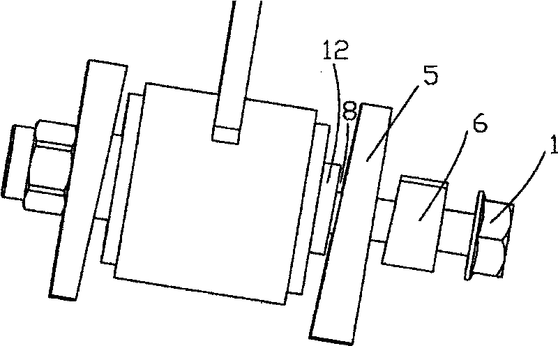 Inclined plane slide block type control arm bush structure