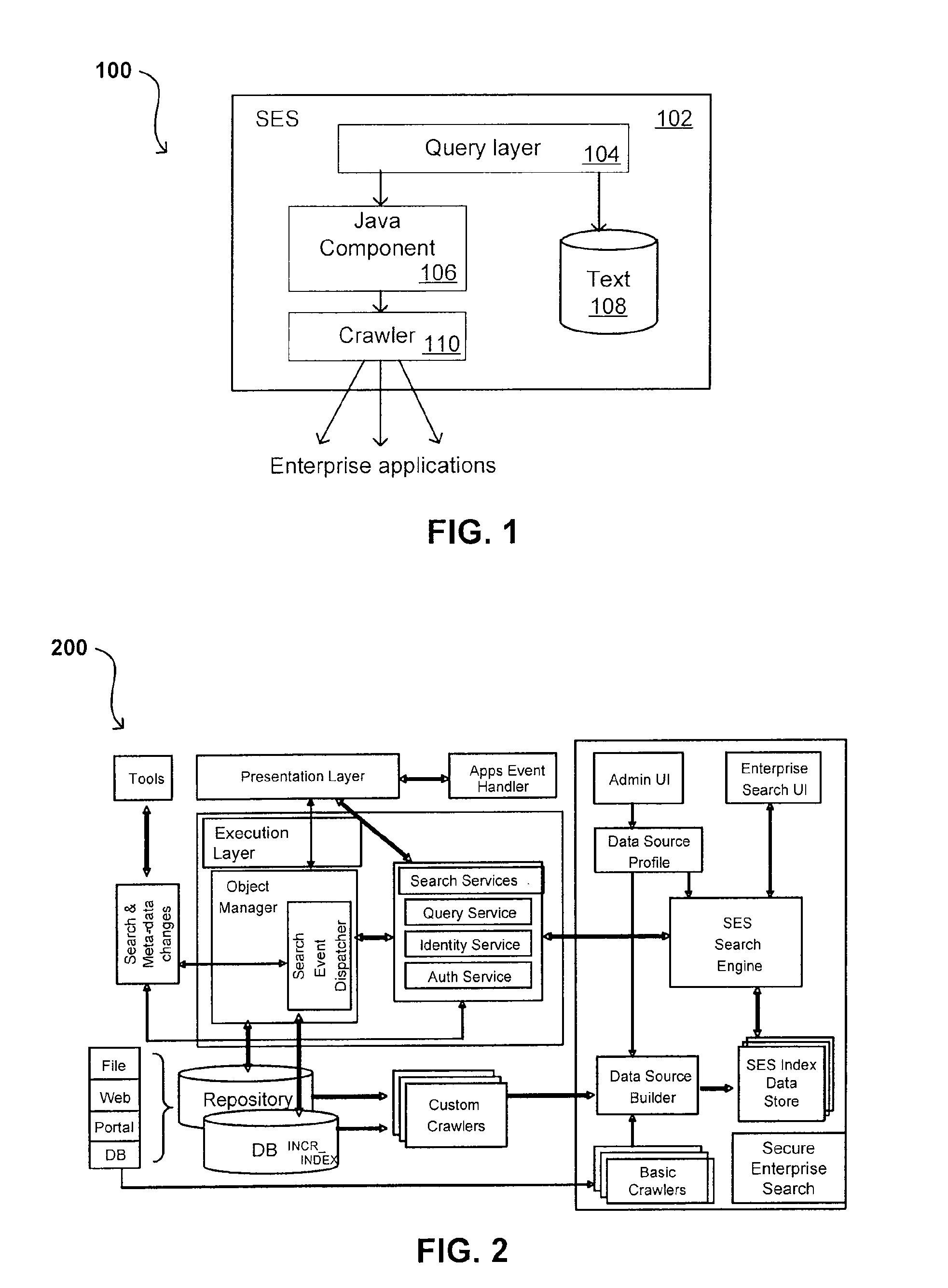 Method for suggesting web links and alternate terms for matching search queries