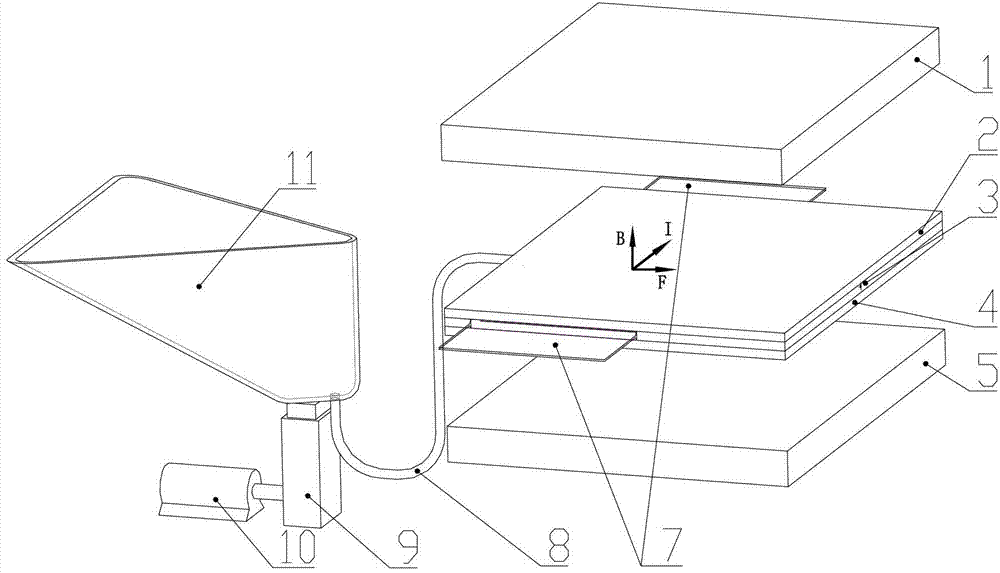 Electromagnetic micro jet device