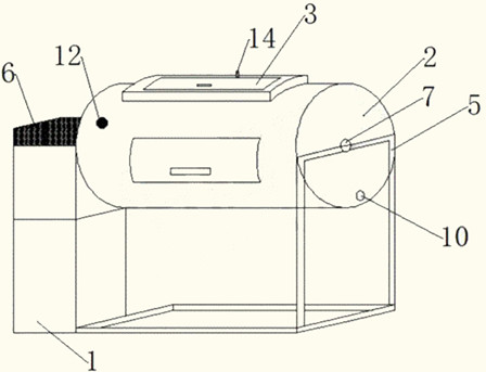 A kind of method of pickling machine dry salt pickled food