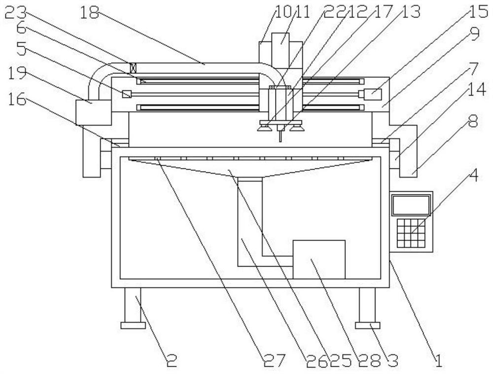 Novel thermal insulation material sample cutting device