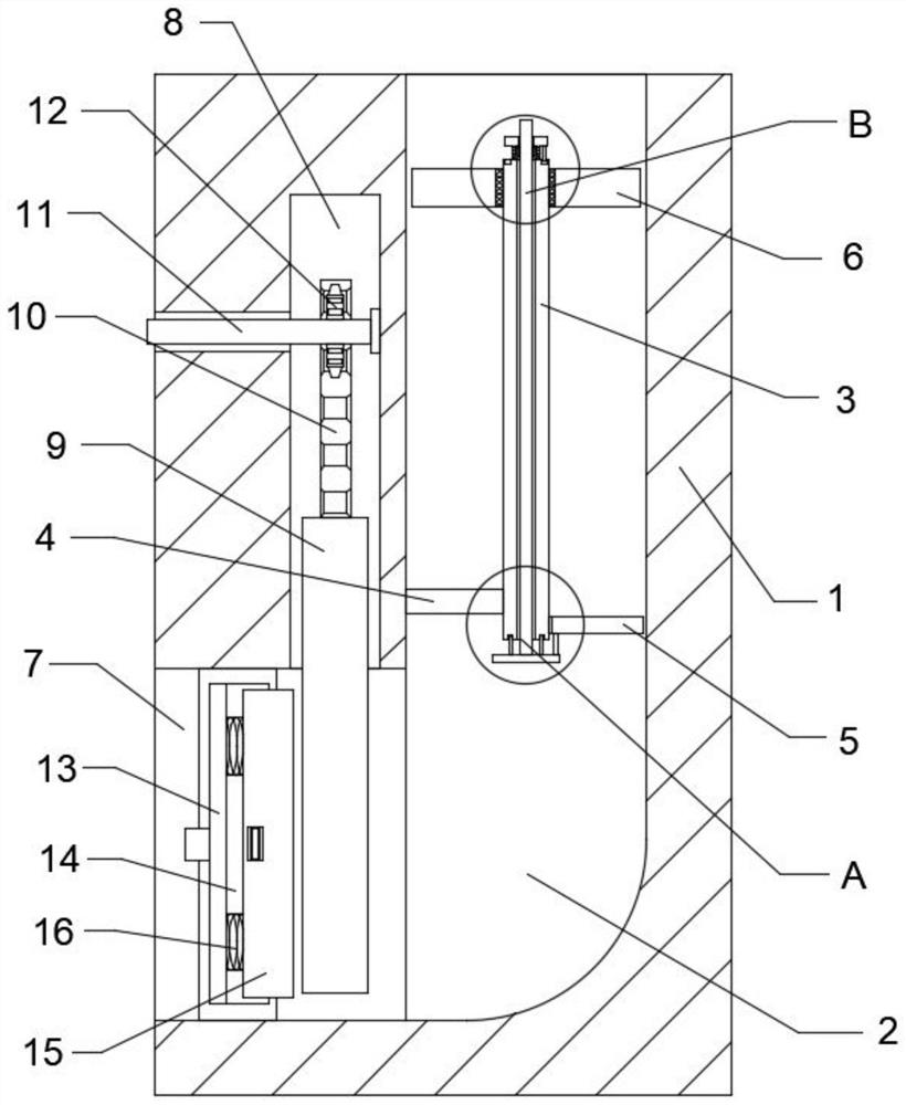 Metal powder storage structure of 3D printing mold