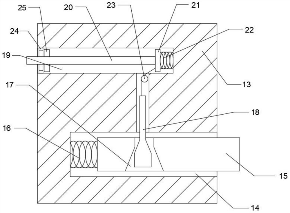 Metal powder storage structure of 3D printing mold