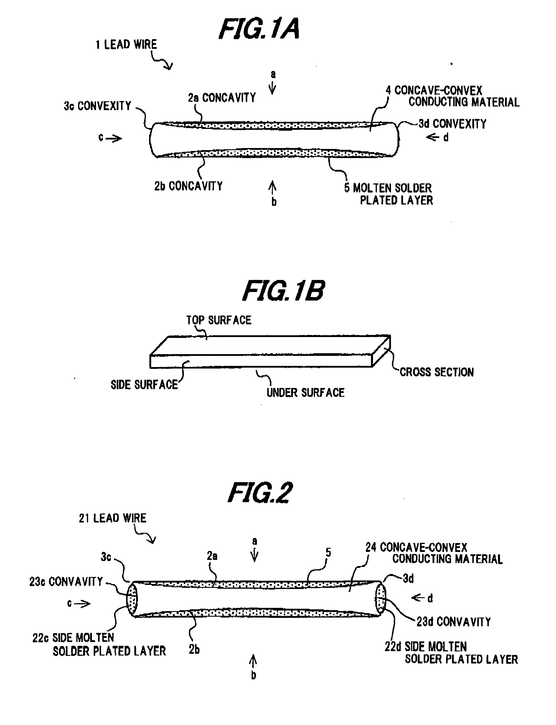 Solar cell lead wire, method of making the same, and solar cell