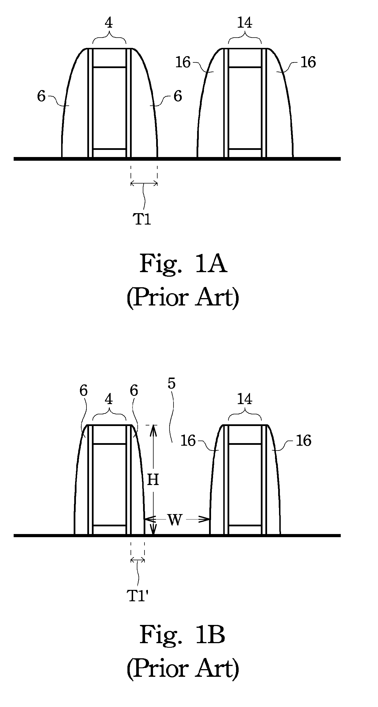 Spacer shape engineering for void-free gap-filling process