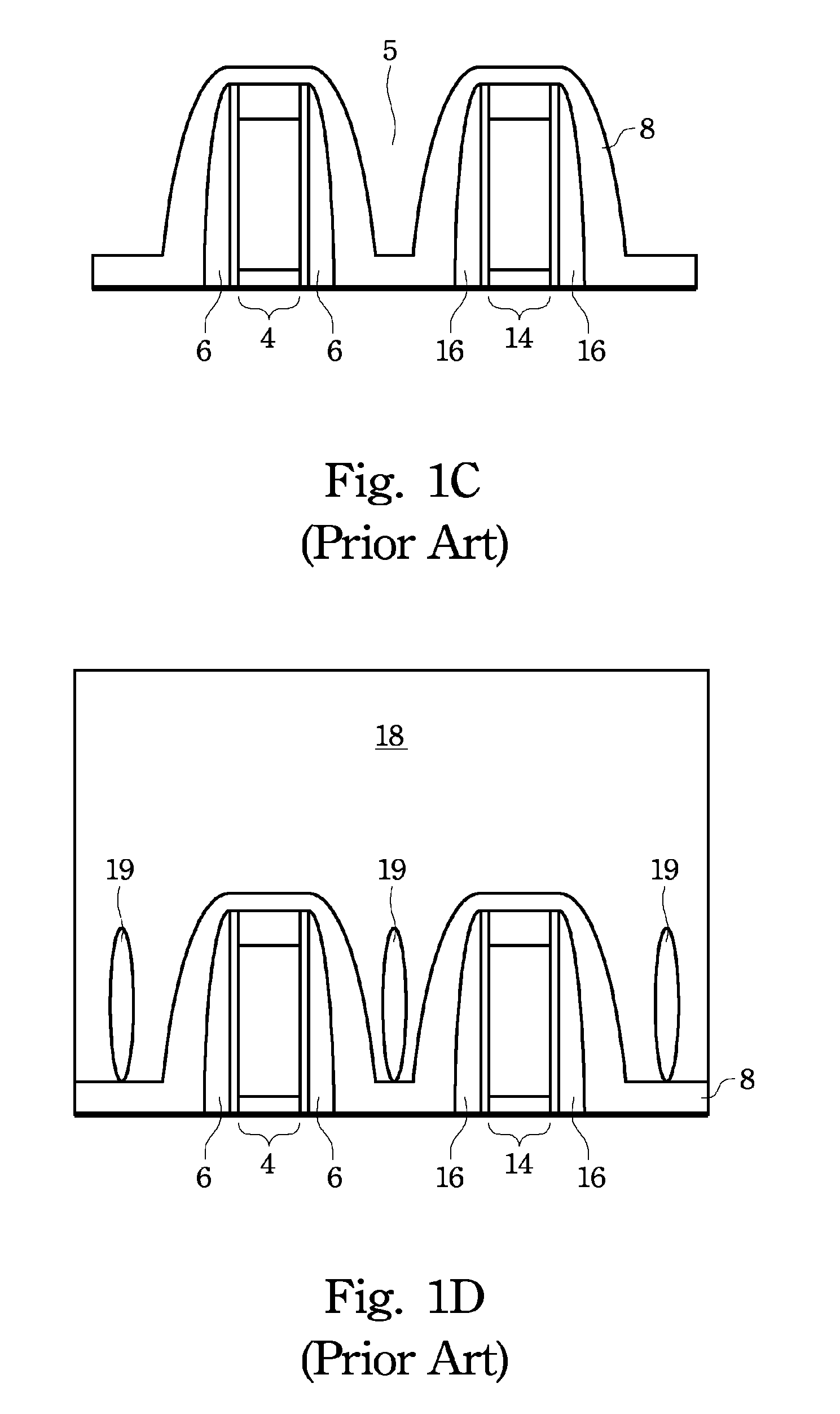 Spacer shape engineering for void-free gap-filling process