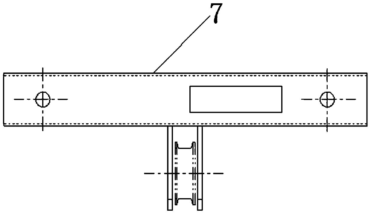 Scaffold dismounting mobile platform of ship containment system mounting platform