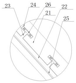 A gluing device for tape production that can clean the dust on the surface of the tape