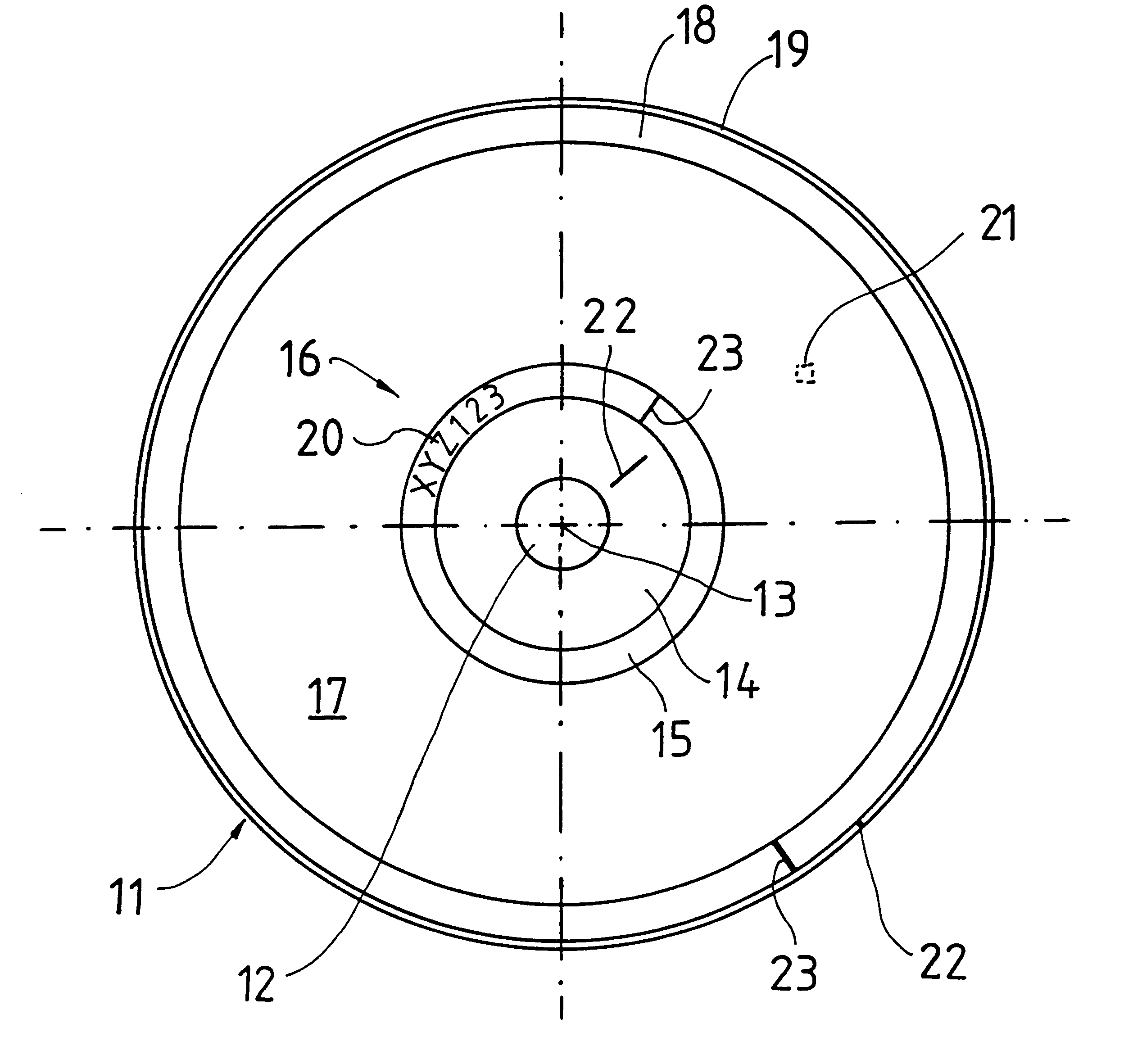 Method for examining rotationally symmetrical objects