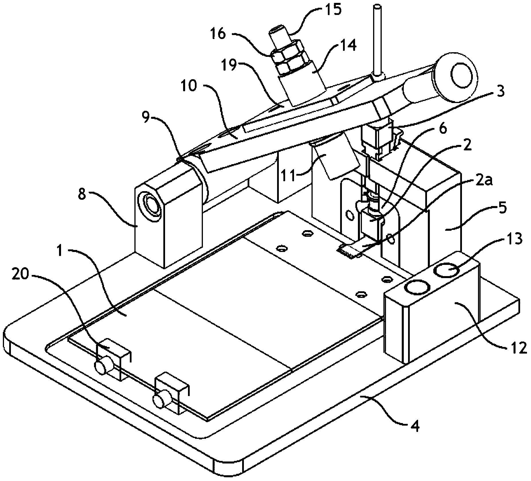 Optical module testing device