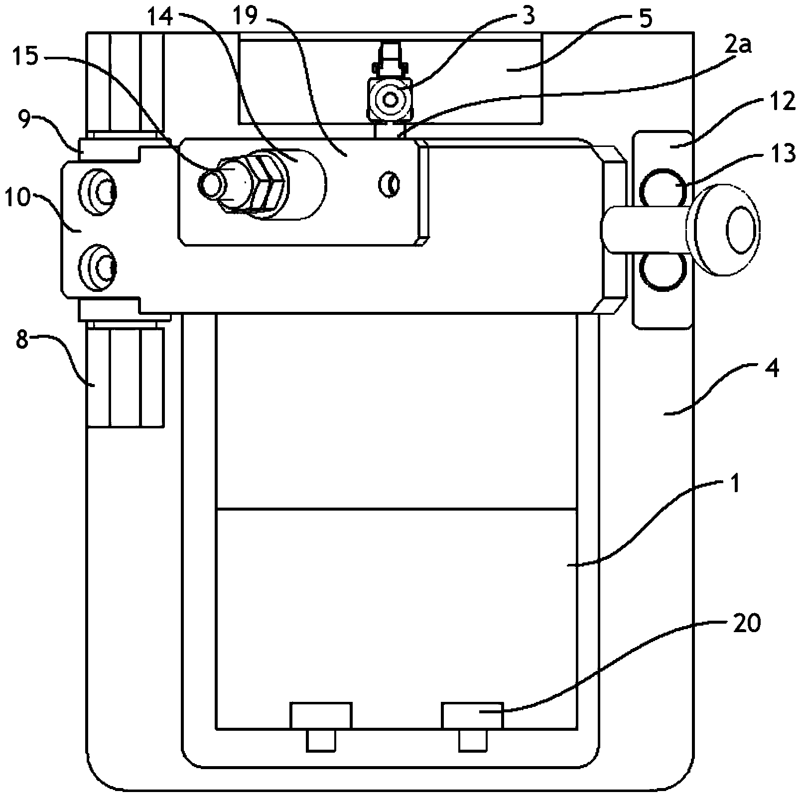 Optical module testing device