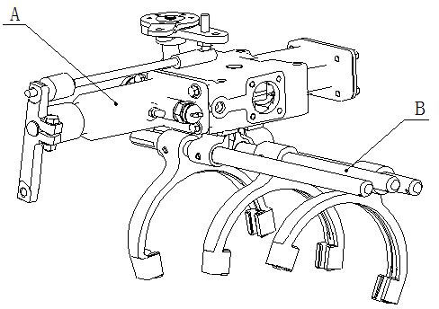 Novel gear selecting and shifting mechanism assembly for speed changer