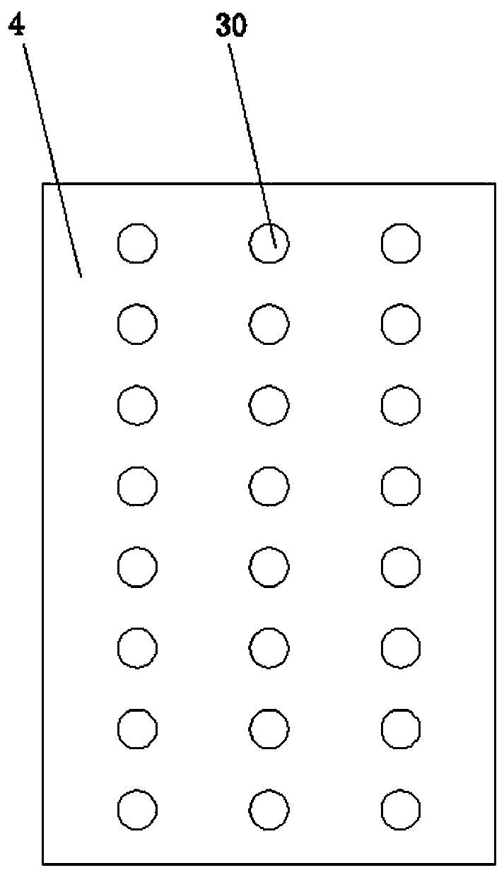 Urine glucose detection device for endocrinology department as well as application method