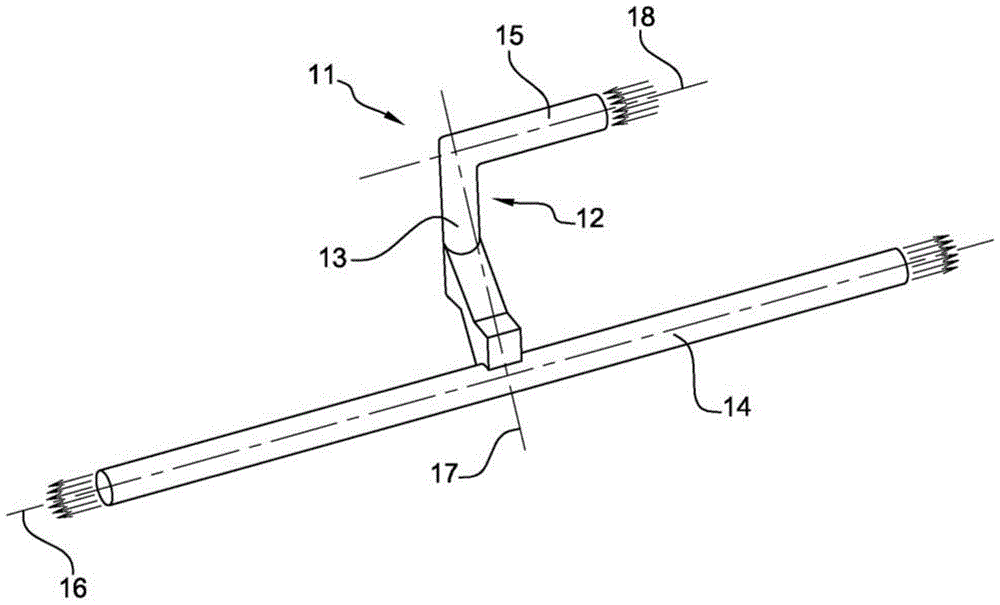 Apparatus for joining a wiper arm and a wiper together comprising an overmolded tube