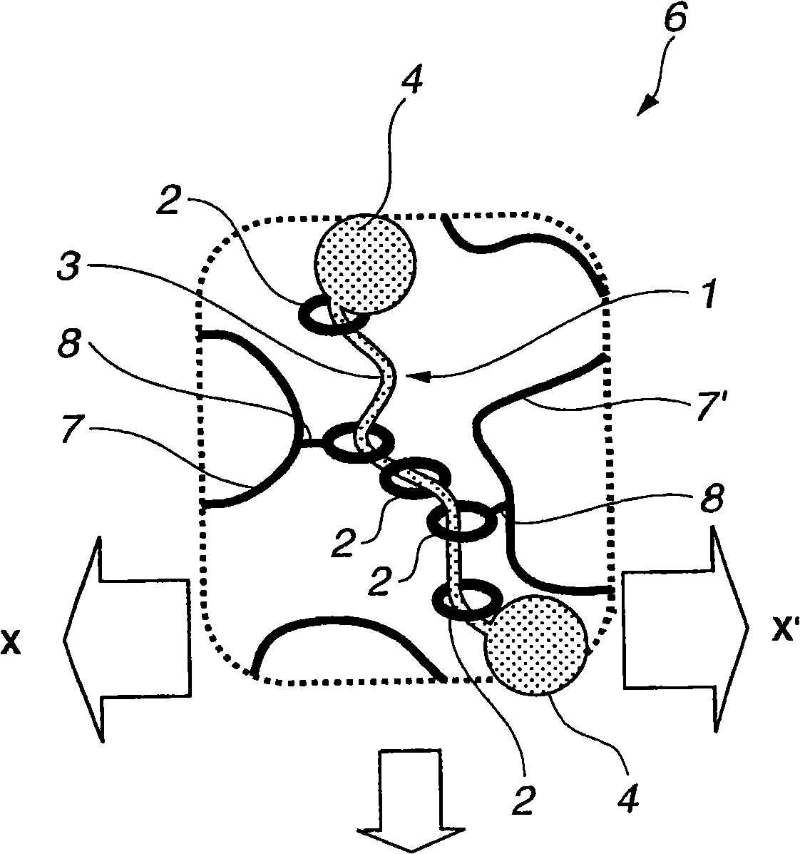 Material for curable aqueous overcoating material and coating material using same