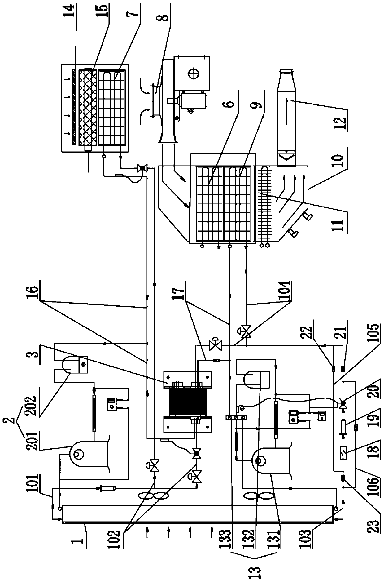 Cool storage type low energy consumption airplane ground air conditioner