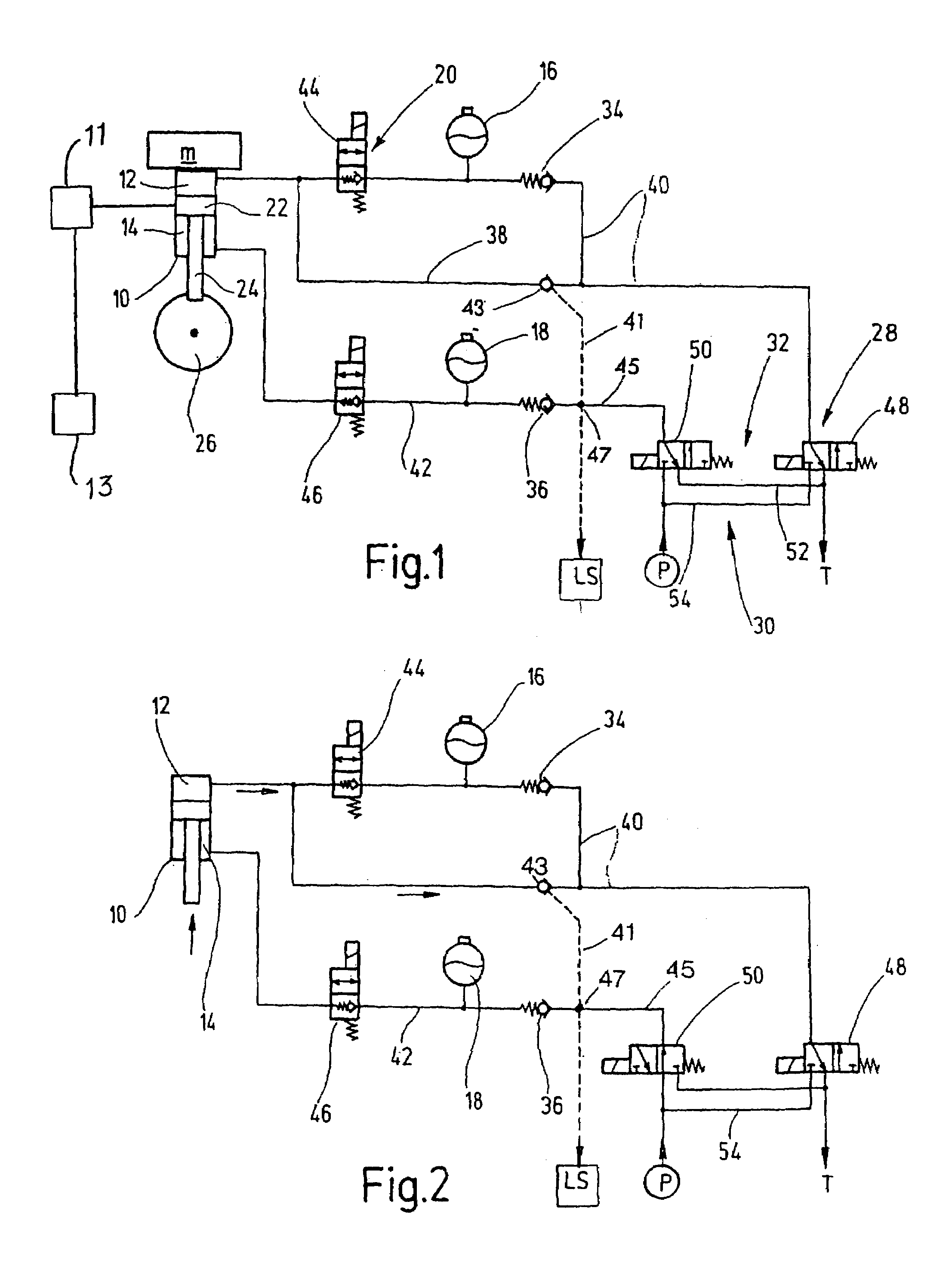 Suspension system, in particular for a working machine