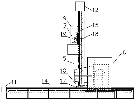 Multifunctional SAW type iron tower welding robot