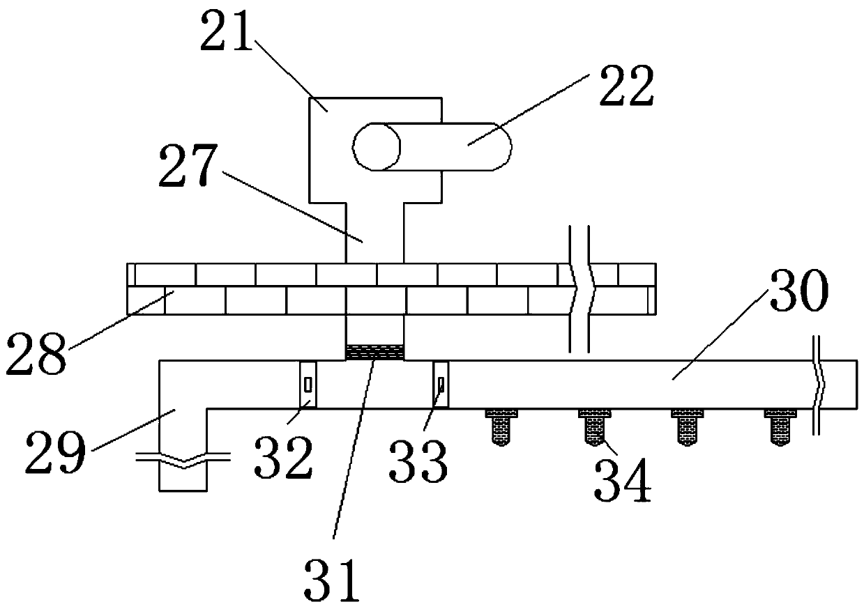 Fire-fighting water storage device for warehouse safe prevention