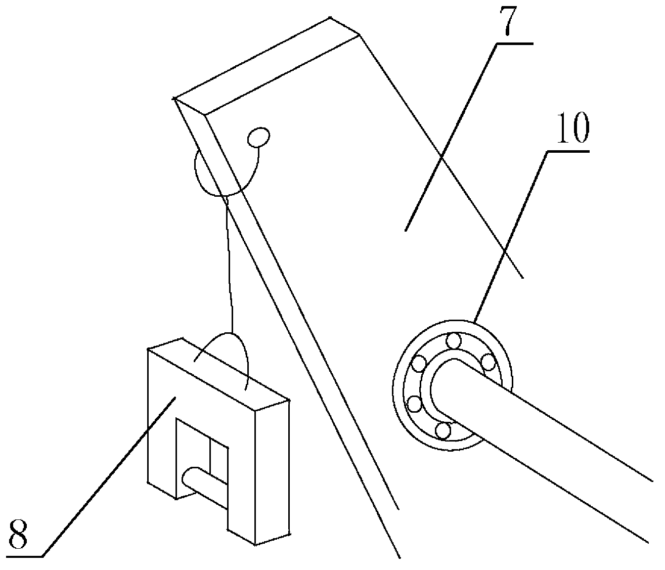 Hoisting ring cable lifesaving device for high-rise building fire escape and application method thereof