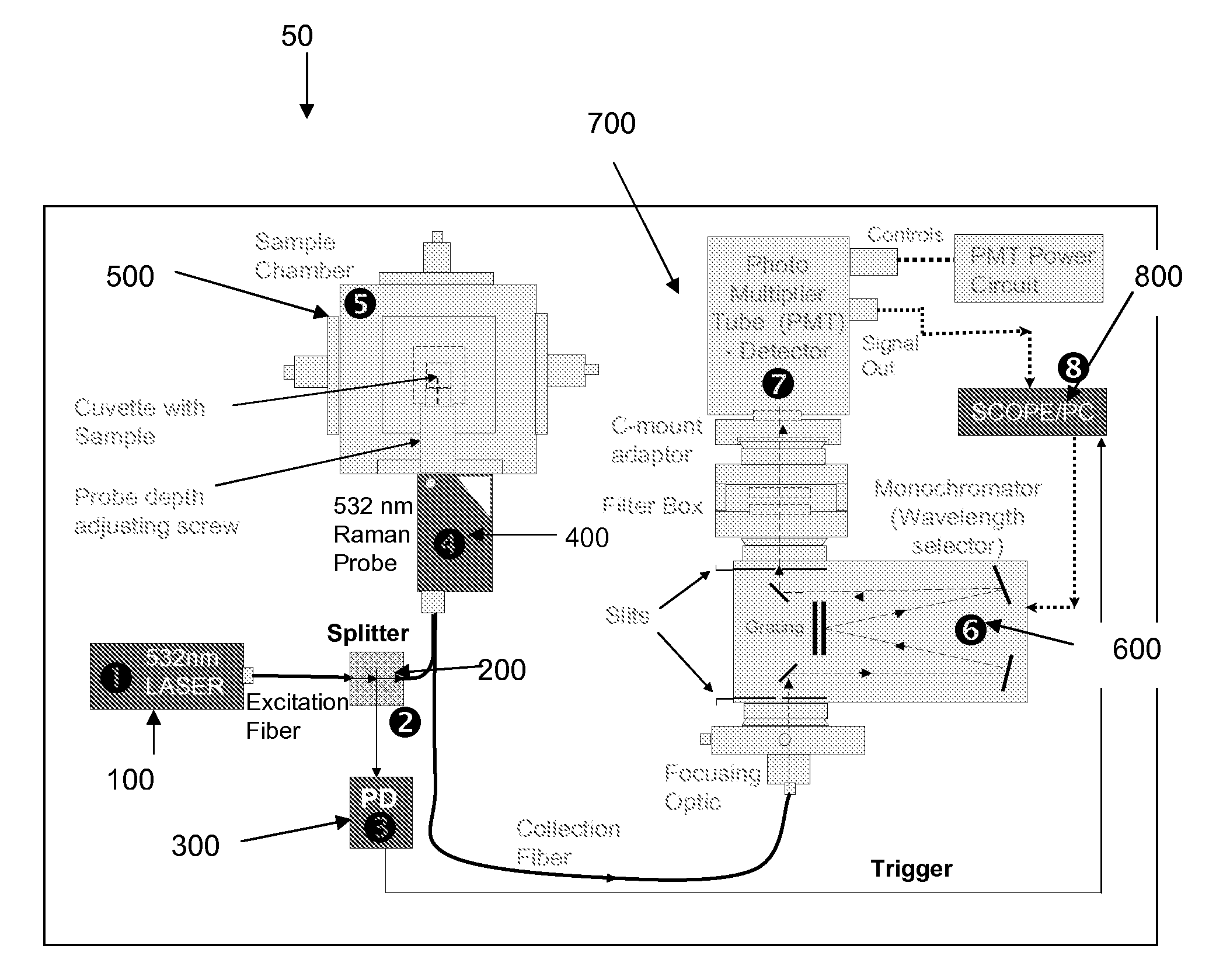 Time resolved raman spectroscopy