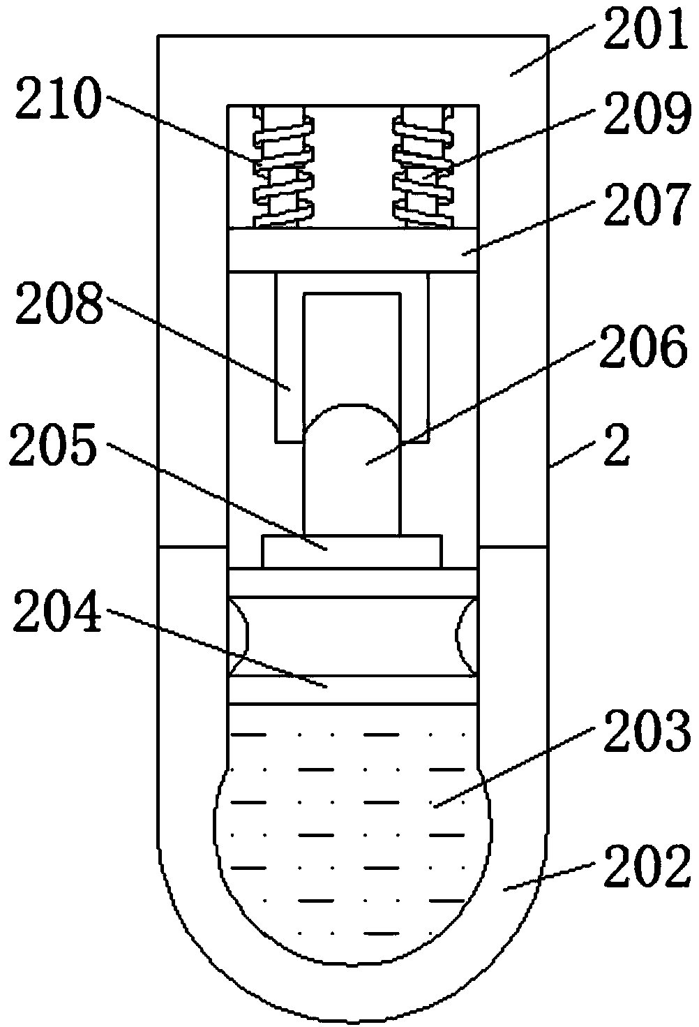 Radiation-type power box convenient to control