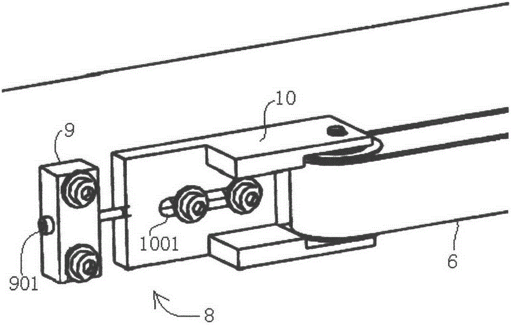 Driving mechanism for measuring machine supporting column