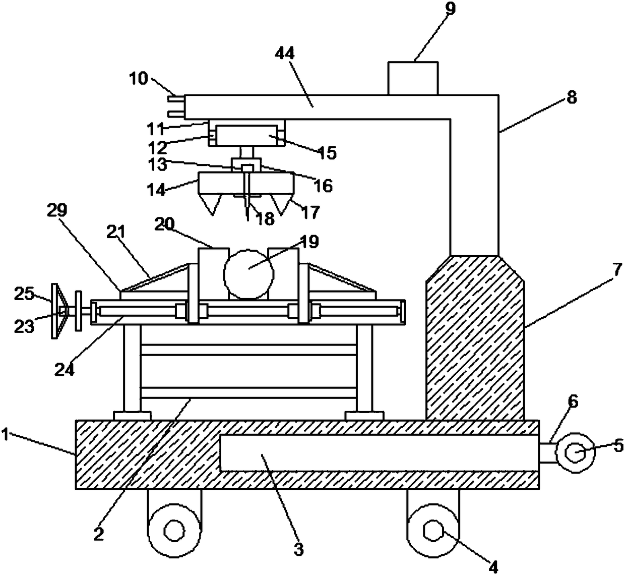 Full-automatic electric welding mechanical equipment