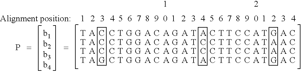 Method of acquiring a set of specific elements for discriminating sequence